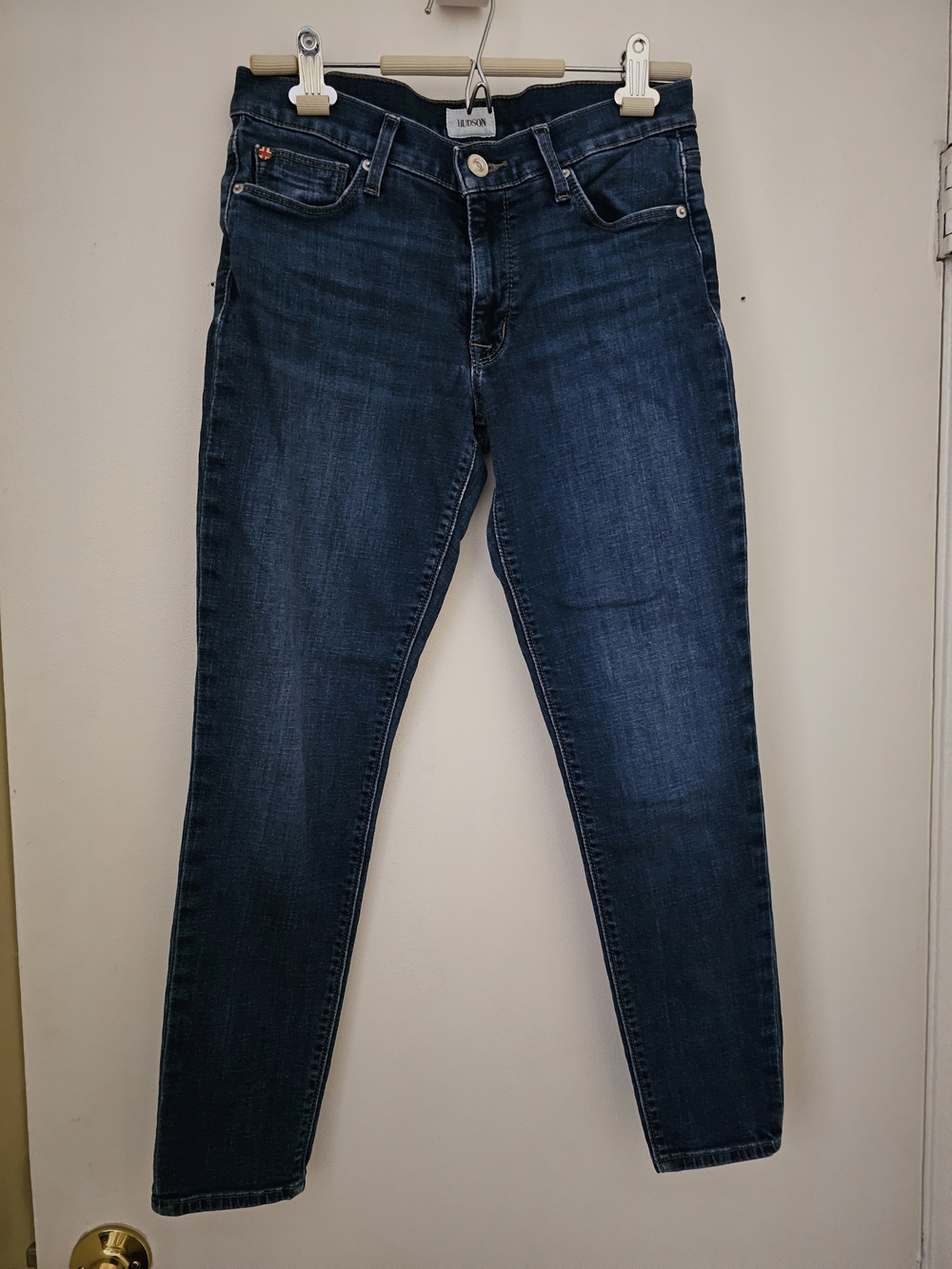 Hudson Jeans Women's Skinny Ankle Jeans in Dark Blue